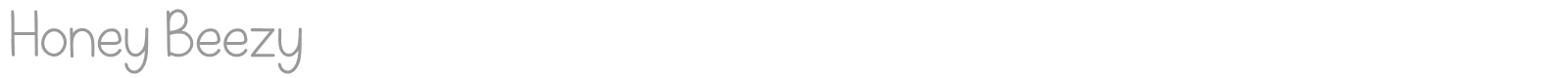 Honey Beezy font preview